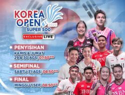 Leo/Bagas Siap Rebut Podium Tertinggi Ke Korea Open 2024, Live Eksklusif Ke iNews Besok Pukul 08.50 WIB