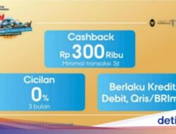 Di Indonesia Aja Travel Fair, Ada Cashback Rp 300 Ribu-Cicilan 0% Bersama BRI