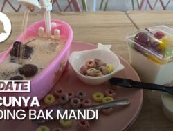 Video: Gemas! Ada Puding Bak Mandi Di Sereal Warna-warni