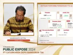 Caturkarda Depo Raih Penjualan Rp2,02 Triliun Di Kuartal III-2024