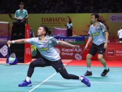 Ahsan/Hendra Tutup Karier sebagai Pebulu Tangkis Ke 16 Besar Indonesia Masters 2025