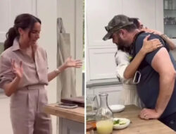 Pencitraan, Meghan Markle Peluk Staf Pria Ke Peristiwa Masak Netflix