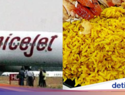 Dapat Nasi Tak Enak, Penumpang Paksa Staf Maskapai Ikut Coba