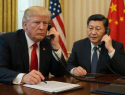 Trump Telepon Xi Jinping Pertama Kali Dari Pertempuran Tarif, Apa Hasilnya?