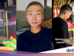 Viral! Penjual Nasi Bebek Hingga Bekasi Mirip Namjoon BTS