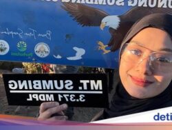 Penampakan Puncak Gunung Pertama Dinda Hauw Ke Indonesia