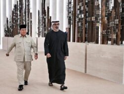 Di Qatar, Prabowo Langsung Terbang Ke Uni Emirat Arab Bertemu Pemimpin Negara MBZ