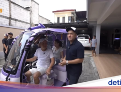 Bagi Pecak Ikan, Irfan Hakim Naik Bajaj Listrik Bareng Ayu Ting Ting