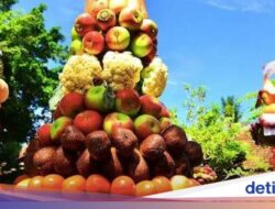 Gunungan Maulid, Kebiasaan Berbagi Rezeki Melewati Hasil Bumi Pada Maulid Nabi