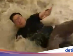 Detik-detik Pintu Kaca Hotel Fullerton Hong Kong Hancur Dihantam Topan Ragasa