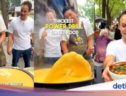 Penjual Bubur Aduk Hidangan pakai Alat, Netizen Puji sekaligus Heran