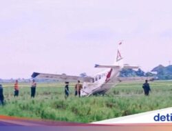 Pengakuan Kepala Eko, Pilot Pesawat yang Mendarat Darurat Ke Sawah Karawang