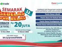 Ikuti Promo Semarak 11.12 Untuk Panin Asset Management Di MotionTrade, Ada Cashback Menanti