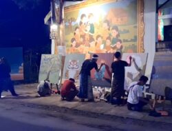 Tempattinggal Warga 350 Meter Disulap Dari Sebab Itu Galeri Lukisan Ke Cartoon Village Purbalingga