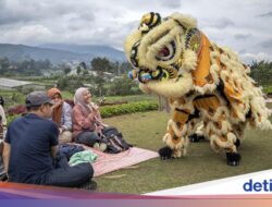 Atraksi Barongsai Semarakkan Imlek 2577 Di Tepi Gunung Cisarua