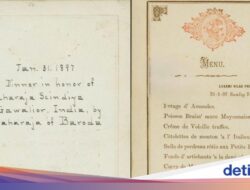 Catatan Menu Berusia 129 Tahun Ini Bikin Takjub, Isinya Menu Fine Dining!