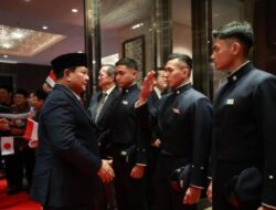 Semangat Juang Taruna Indonesia Menggema Sambut Ri Prabowo Di Tokyo