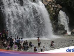 Wisata Alam Curug Goong Diserbu Wisatawan Pada Libur Panjang