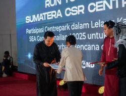 Centrepark Dukung Korban Bencana Alam Sumatera lewat Lelang Singlet Emas SEA Games 2025
