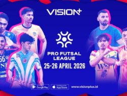 Link Nonton & Jadwal Pro Futsal League 2025/26 Pekan Ini Ke VISION+, Match Seru Siap Digelar