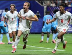 Harry Kane Cetak Brace, Inggris Singkirkan DR Kongo