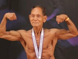 Kakek Umur 90 Kampiun Kejuaraan Binaraga, Bugarnya Bikin Minder yang Muda