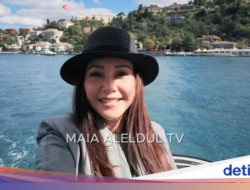 Liburan Ke Turki, Maia Estianty dan Irwan Mussry Asyik Coba Kebab Legendaris